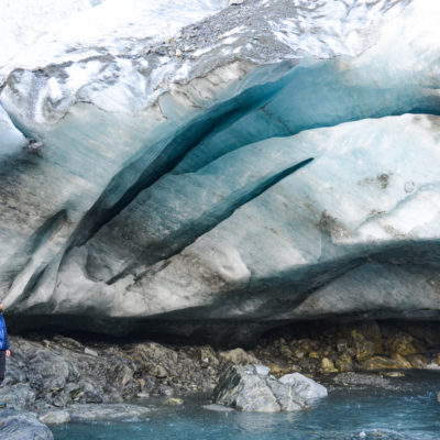 In the snout of Age glacier, New Zealand (Matteo Tolosano)