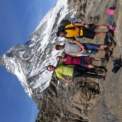 Starting the summer 2020 fieldwork season in the Alps under the iconic Matterhorn, Switzerland (Martina Schön)