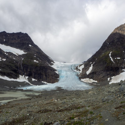 Steindalsbreen glacier. One of the many outlet glaciers of Jostedalsbreen ice cap, Norway (Vincent de Staercke)